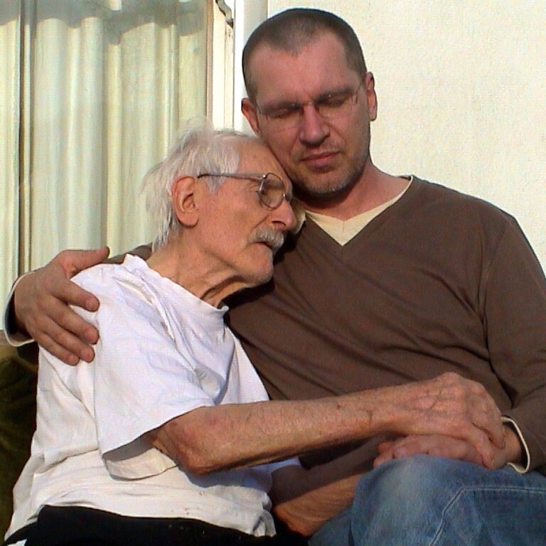 Bill and Richard in April 2007